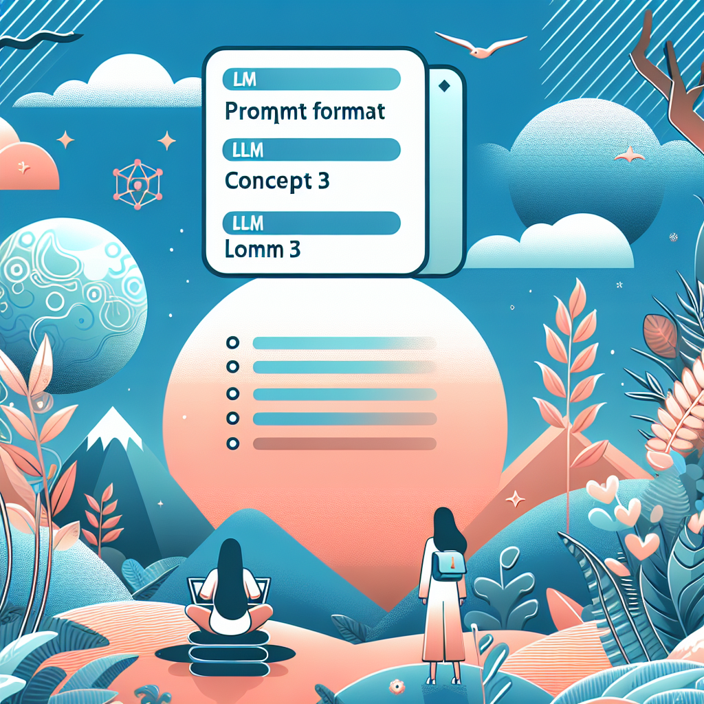 how to use llm prompt format